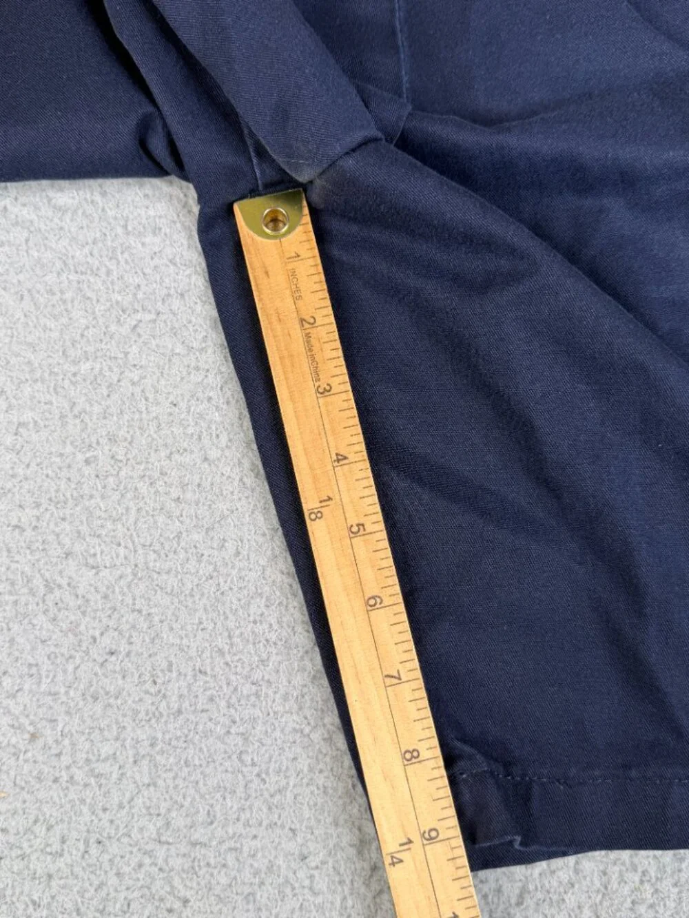 FEDEX Stan Herman Navy Blue Cargo Work Short Reflective Stripe 40 Long FD28042
